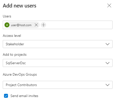 Azure DevOps Organization Add User